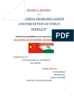 India China Trade Relation