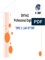 ENT442 LAW 3 Law - of - Tort
