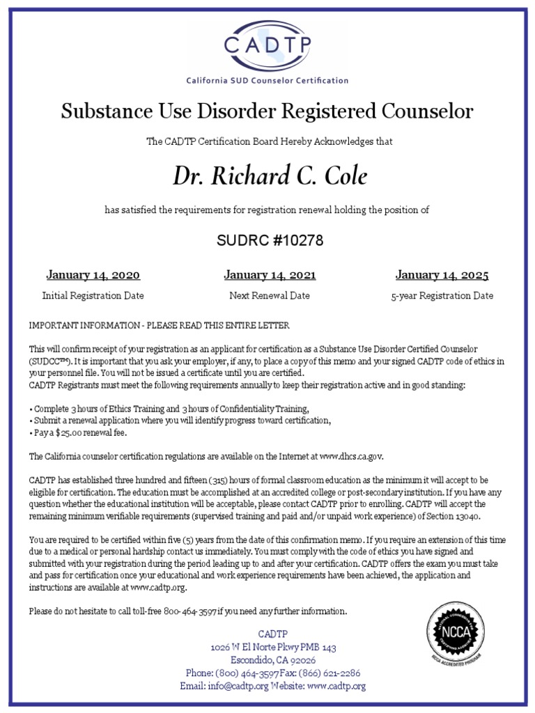 Cadtp Csudcc | PDF | Certification | Business