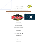 Shakey's Total Quality Management
