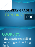 Cookery Grade 8