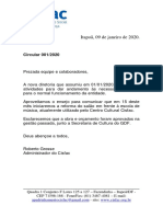 Comunicado Administração Cisfac 001 2020 PDF