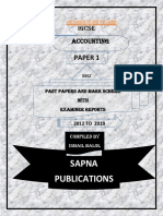 O Level Principle of Accolunts Paper 1 (2012-2018-Er)