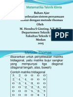 Metode Thomas Dan Penerapan