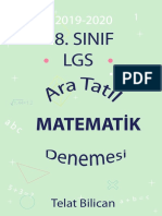 Lgs Matematik Ara Tatil Deneme