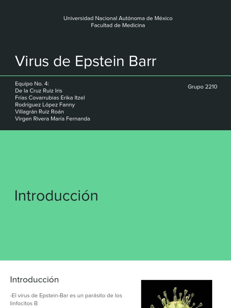 Virus de Epstein-Barr | PDF | Virus | Anticuerpo
