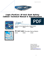 Labconco-Rev C Logic+ - Puricare 12-Inch Sash Technical Manual