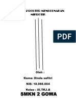 Routing 2 Router Menggunakan Mikrotik