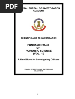 Fundamentals of Forensic Science - Vol - I