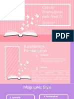 Opened Book With Paper Cranes PowerPoint Templates