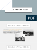 SEJARAH WAJIB "TIRANI MATAHARI TERBIT" Kelas XI