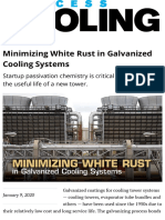 Minimizing White Rust in Galvanized Cooling Systems - 2020-01-02 - Process Heating