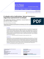 A Relação Entre Instituições, Fatores Humanos e