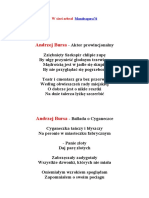 Andrzej Bursa - Wiersze PDF