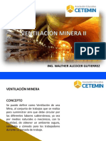 Ventilación minera: principios básicos y conceptos clave