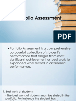 Student Portfolio Assessment Guide