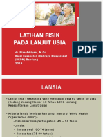 Latihan Fisik Pada Lansia