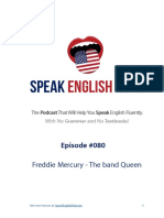 080 English Podcast ESL Freddie Mercury Queen