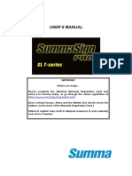 Summa T1400 Pro - MANUAL PDF