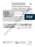 Estructura y Propiedades de Materiales-4H y 4C - Manto Industrial.