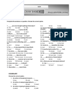 ENGLISH FOR LIVING FINAL EXAM BASIC 4 (1)