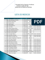 Lista de Medicos PDF