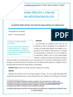 Las Familias Disfuncionales Como Factor de Riesgo Adictivo en La Adolescencia PDF