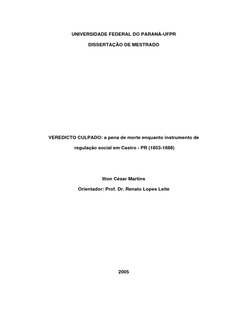 PDF) Semeando iras rumo ao progresso; Ordenamento jurídico e econômico da  sociedade paranaense (1829-1889)