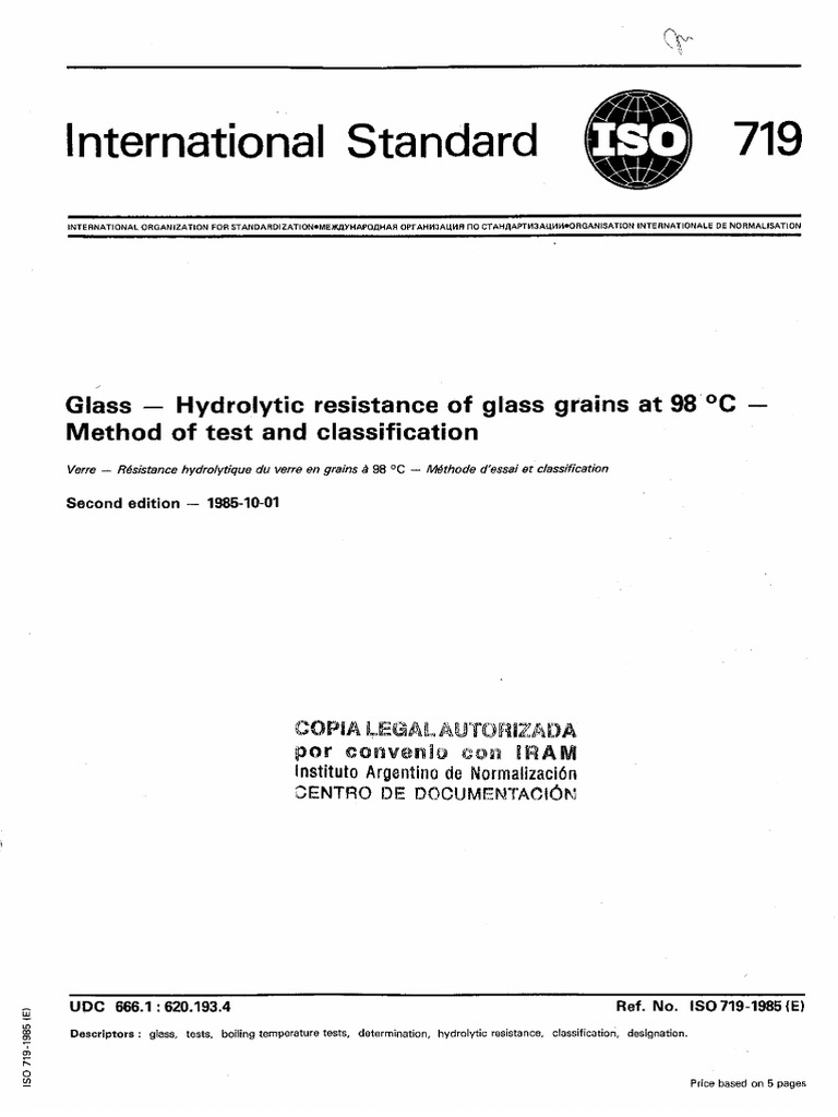 Iso 719 PDF | PDF