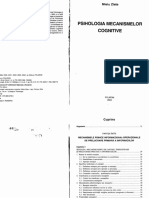 11mielu Zlate - Psihologia Mecanismelor Cognitive PDF
