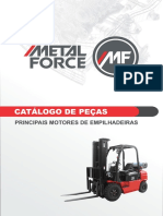 Catálogo de peças para motores de empilhadeiras