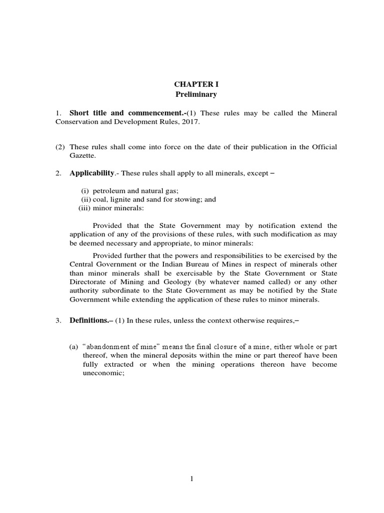 MCDR 2017 PDF | PDF | Mining | Lease