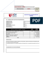 Modelo Solicitud de Gastos