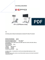 Productblad TR1 LCD Standaard van NLtronics 