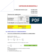 DISEÑO Y CALCULO DE CAPTACIONES EN LADERA.xlsx