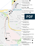 MLK Parade and Peace Walk Map