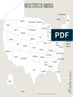 Blank US Map PDF