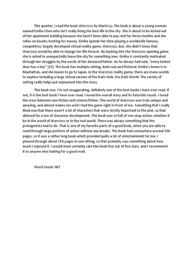 q2 Book Review | PDF | General Fiction