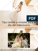 Alexandra Esther Esis Rangel - Tips Contra La Timidez Para El Día Del Matrimonio