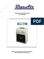 Time Recorder Installation & Operation Manual