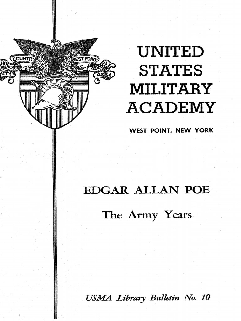 Edgar Alan Poe The Army Years (1972) PDF Edgar Allan Poe United