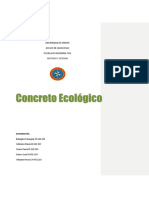 Trabajo Concreto Ecologico 