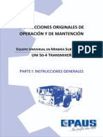 Manual de Operacion Chasis Pauss PDF