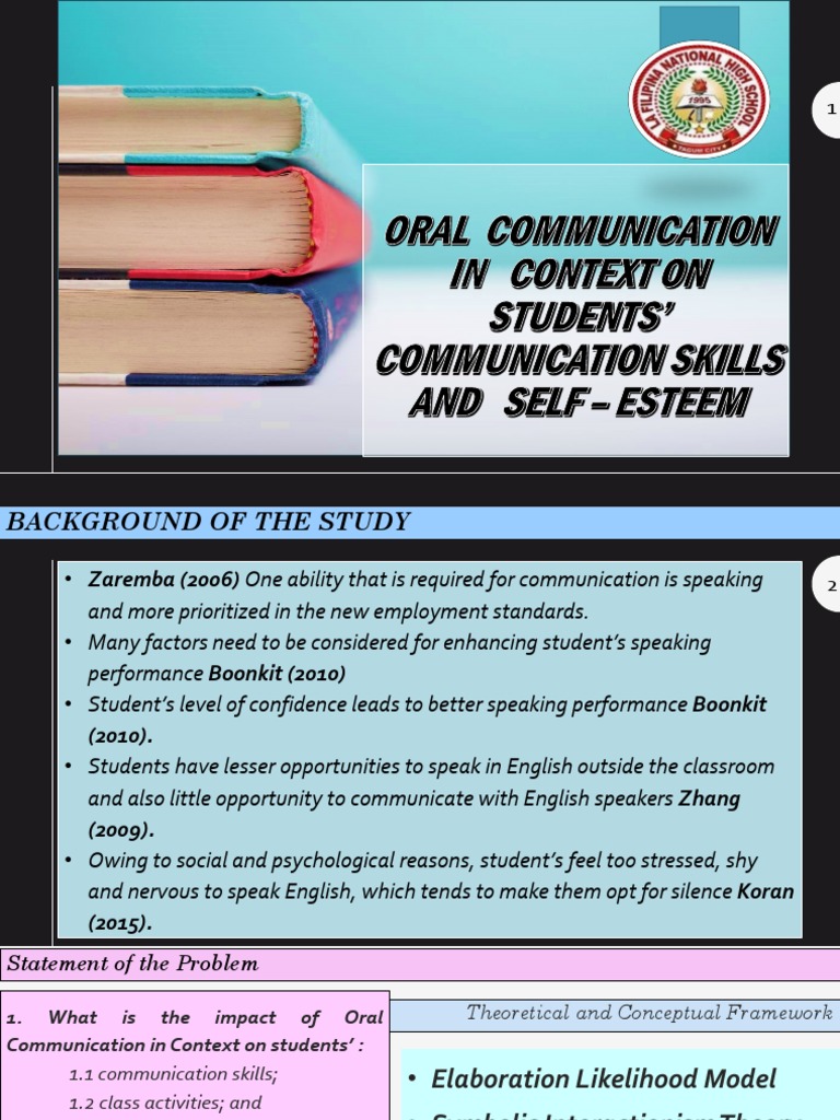 Enhancing Students' Oral Communication Skills | PDF | Survey ...