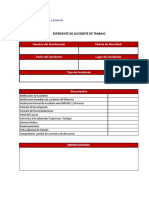 Check List - Expedientes de Accidentes de Trabajo