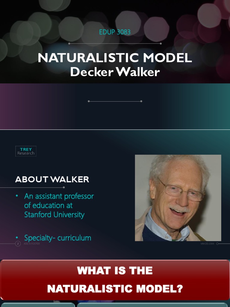 Naturalistic Model | PDF | Curriculum | Applied Psychology