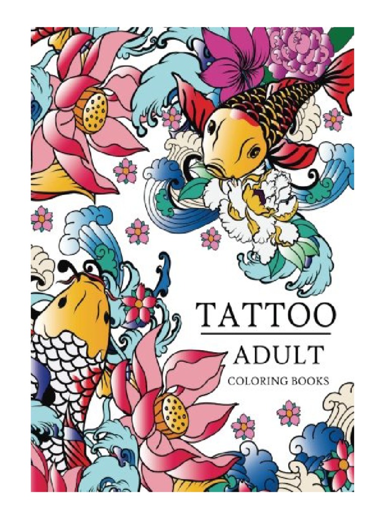 Tattoo Adult Coloring Books | PDF