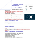 Configuracion de DHCP en Router