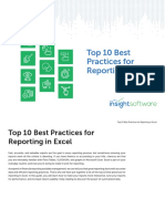 Top 10 Best Practices For Reporting in Excel