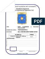 Informe D Levantamiento Longitudinal